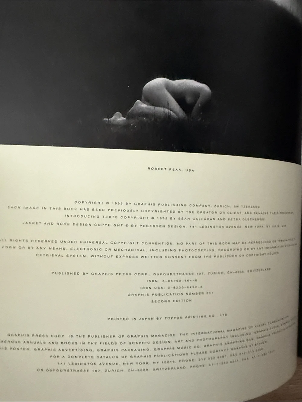 Graphis Nudes Volume 1 Hardcover Book B Martin Pedersen Vintage Fine Art Photog